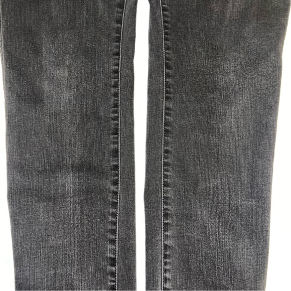 Madewell Washed Black 10” High Rise Raw Hem Skinny Jeans Sz 29T - Picture 8 of 15